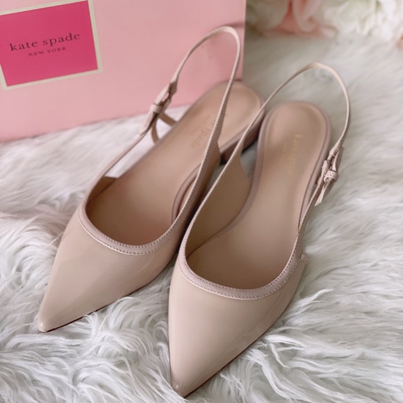 Kate Spade Mae Bow Flats Pale Vellum - Picture 3 of 6